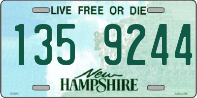 NH license plate 1359244