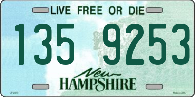 NH license plate 1359253