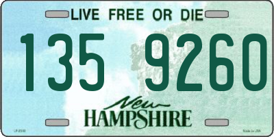NH license plate 1359260