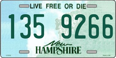 NH license plate 1359266
