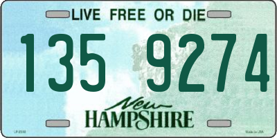 NH license plate 1359274