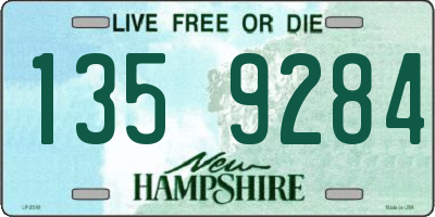 NH license plate 1359284