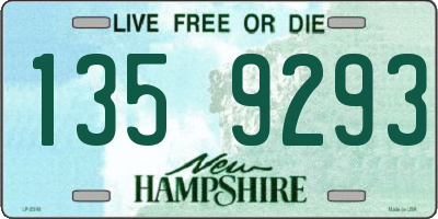 NH license plate 1359293