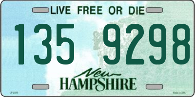 NH license plate 1359298