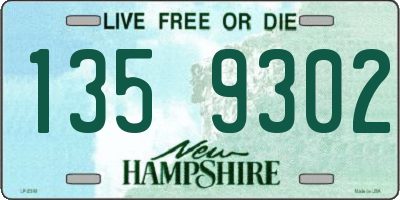 NH license plate 1359302