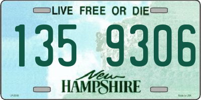 NH license plate 1359306