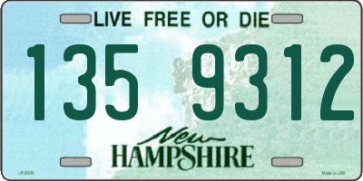 NH license plate 1359312