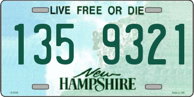 NH license plate 1359321