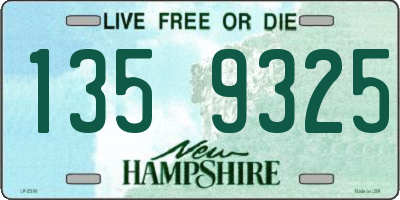 NH license plate 1359325