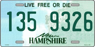 NH license plate 1359326