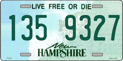 NH license plate 1359327