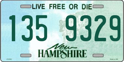 NH license plate 1359329