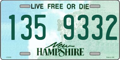 NH license plate 1359332