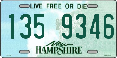 NH license plate 1359346