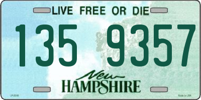 NH license plate 1359357