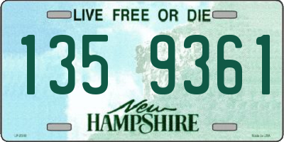 NH license plate 1359361