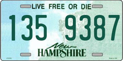 NH license plate 1359387