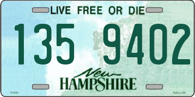 NH license plate 1359402