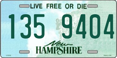 NH license plate 1359404