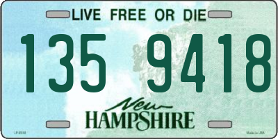 NH license plate 1359418