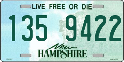 NH license plate 1359422