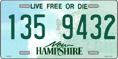 NH license plate 1359432