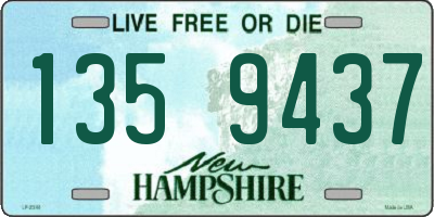 NH license plate 1359437
