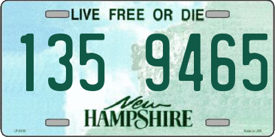NH license plate 1359465