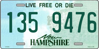 NH license plate 1359476