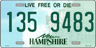 NH license plate 1359483