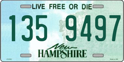 NH license plate 1359497