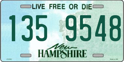NH license plate 1359548