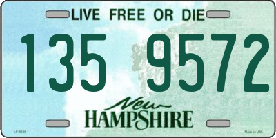 NH license plate 1359572