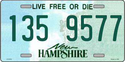 NH license plate 1359577