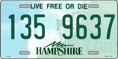 NH license plate 1359637