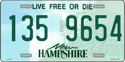 NH license plate 1359654