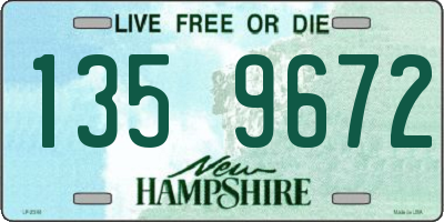 NH license plate 1359672