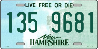 NH license plate 1359681