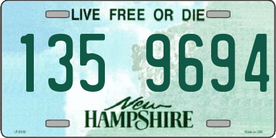 NH license plate 1359694