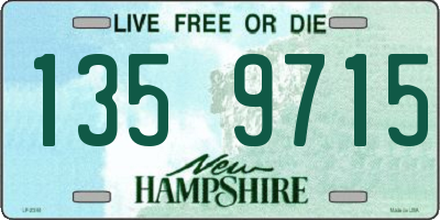 NH license plate 1359715