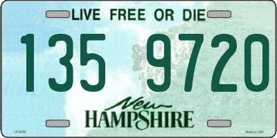 NH license plate 1359720