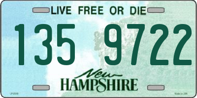 NH license plate 1359722