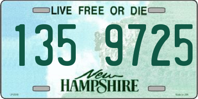 NH license plate 1359725