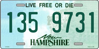 NH license plate 1359731