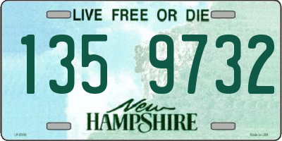 NH license plate 1359732