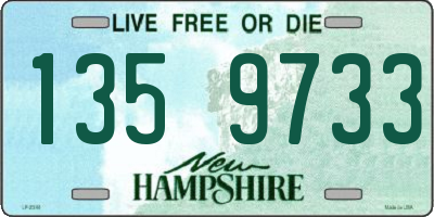 NH license plate 1359733