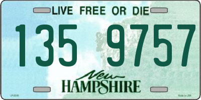 NH license plate 1359757