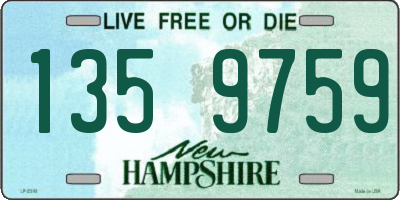 NH license plate 1359759