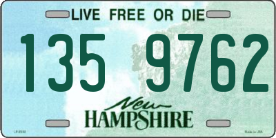 NH license plate 1359762
