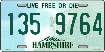 NH license plate 1359764